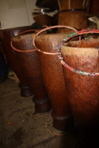 Djembe-trommels maken
